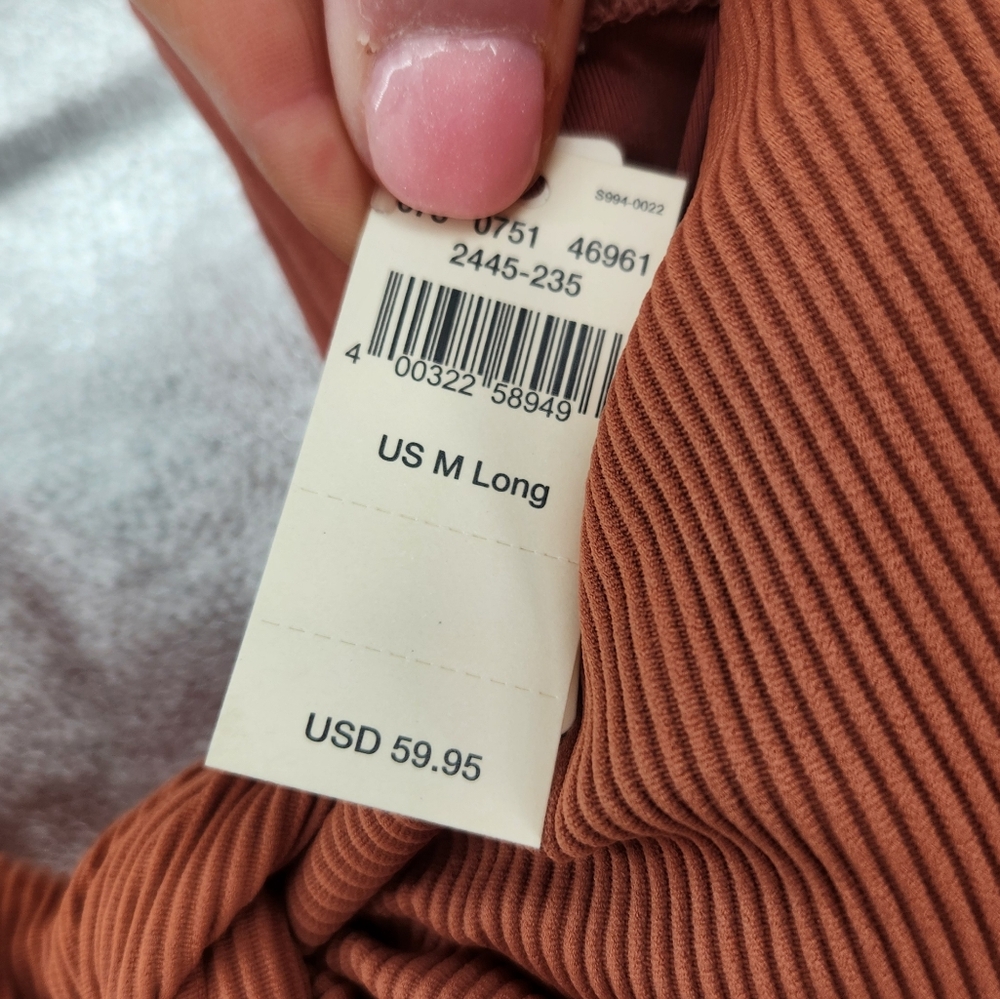 New Aerie Ribbed One Knot Swimsuit Medium Long - Picture 5 of 11